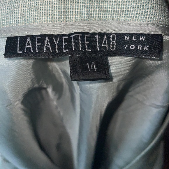 Lafayette 148 linen & wool slacks - Picture 6 of 6